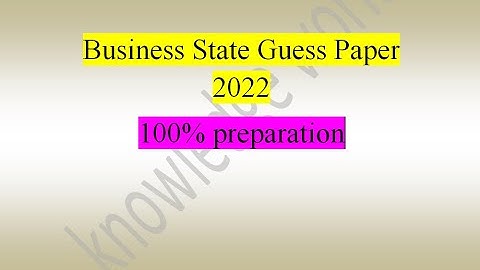 I com Part 2 Business Statistics Guess Paper 100% marks guarenty