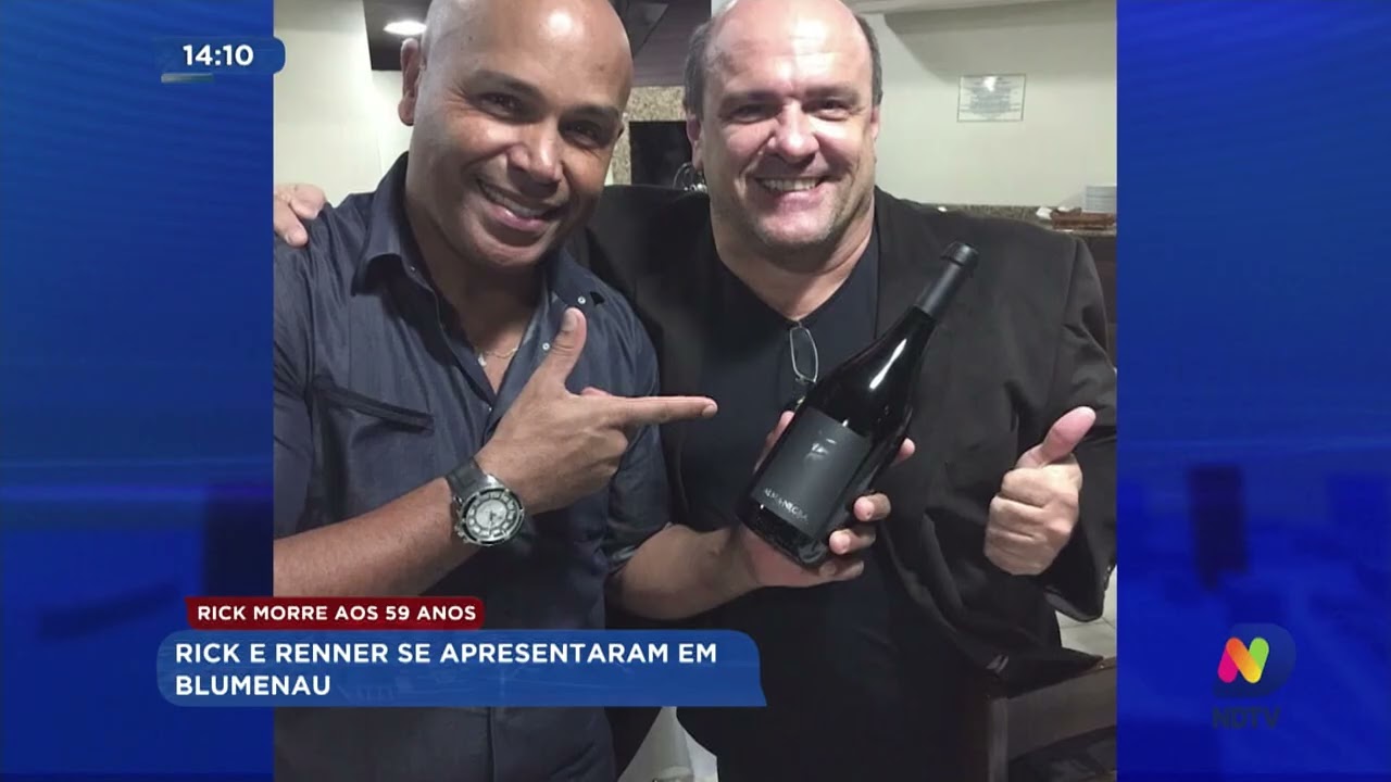 Rick morre aos 59 anos: Rick e Renner se apresentaram em Blumenau