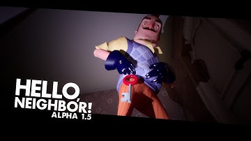(NEW UPDATE!!!) Hello neighbor Alpha 1.5 recreation v1.2.0 by BlinqStar (GamePlay video)