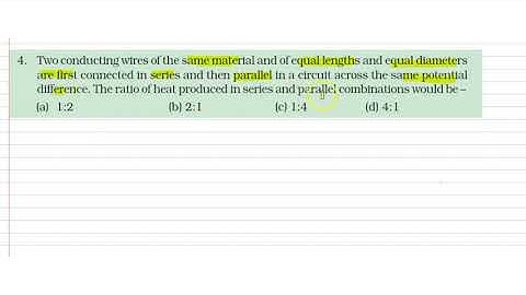 Electricity (Class 10) Chapter-12 Exercise solution Q.4