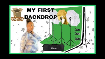 Unbox/Setup Kshioe Backdrop Light StandKit