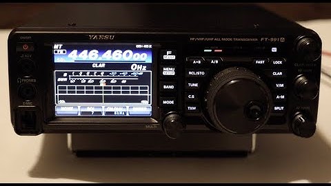 How to program the FT-991A memory