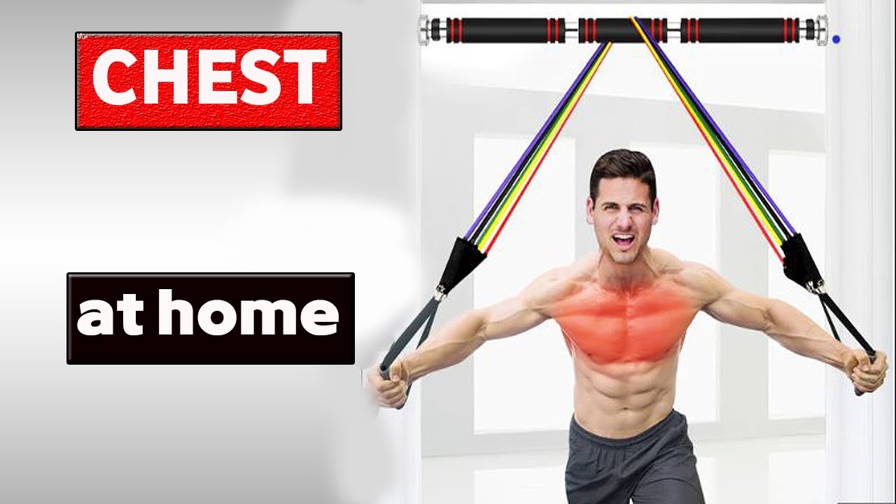 30 Minute Chest Workout Elastic Band for Weight Loss