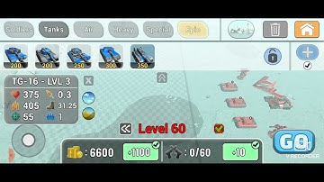 how to defeat level 60 on (army battle simulator)