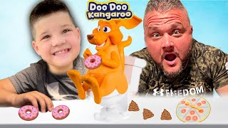 Caleb and Dad play DOO DOO KANGAROO Game Fun Toy Story for Kids! screenshot 3