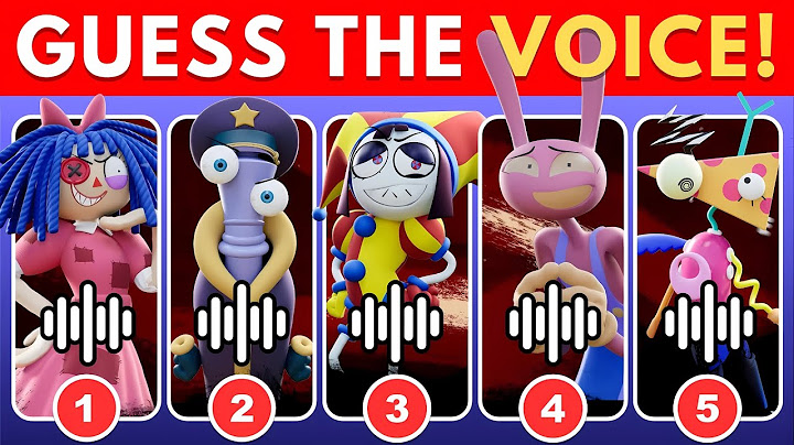 Guess The Amazing Digital Circus Characters by Voice 🔊🎪 | Pomni, Evil Jax, Caine, Ragatha, Kinger