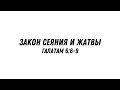 Закон сеяния и жатвы - Галатам 6:6-9 | Валерий Гайдайчук