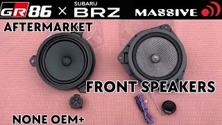 Front Speaker Replacement [GR86·BRZ]