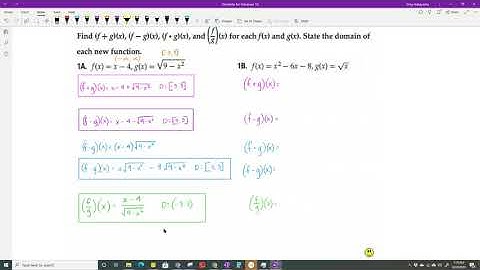 1 6a Function Operations