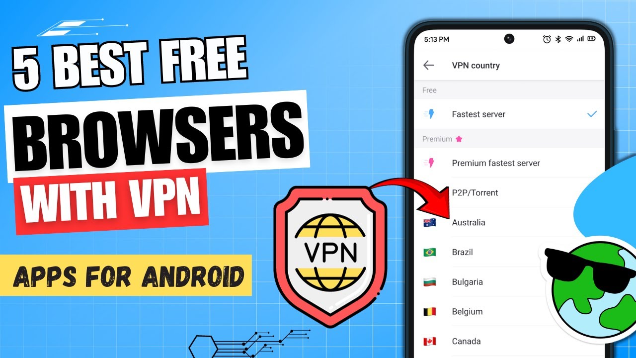 Free VPN, Browser with free VPN