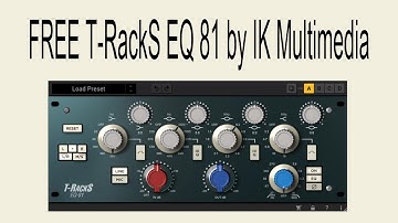 LIMITED TIME FREE T-RackS EQ 81 by IK Multimedia