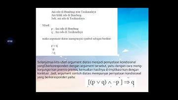 Pertemuan 6 Argumen Logika Matematika