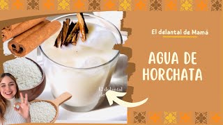AGUA DE HORCHATA #horchata #aguafresca #recetas