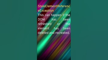 Exceptions in selenium #coding #automationtesting #testing