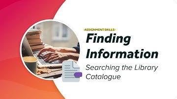 Searching the Library catalogue