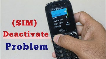 Keypad mobile sim deactivated problem - How to solve sim card disabled problem