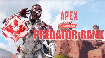 I reached APEX PREDATOR RANK in APEX LEGENDS MOBILE!