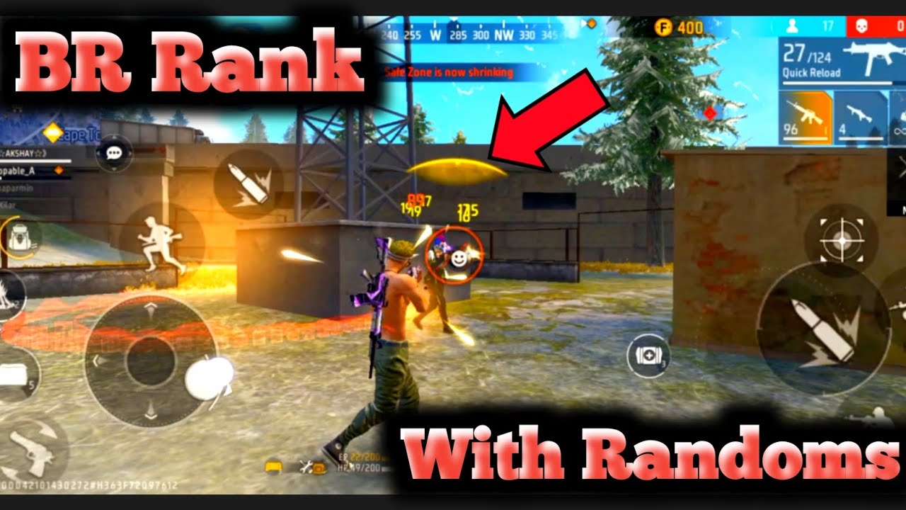 Playing BR Rank With Random ! || Free Fire Max || Unstoppable Gamer ...