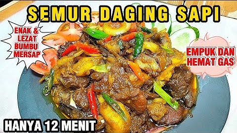 RESEP SEMUR DAGING SAPI YANG EMPUK DAN GURIH ( Tips dan Trik Memasak Semur ) Spesial Idul Adha 😋