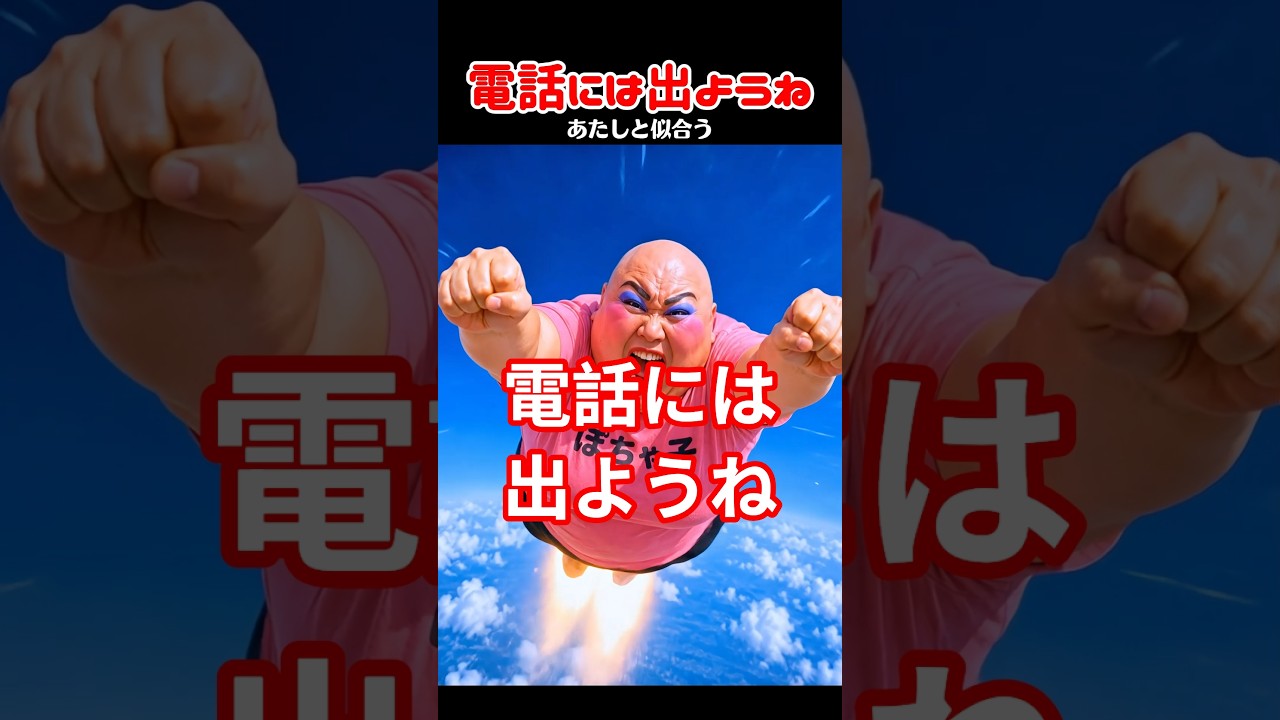 電話には出ようね #moshimoshi #ネタ #shorts