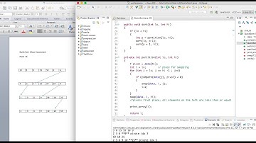 Java quick sort with generics in 5 min