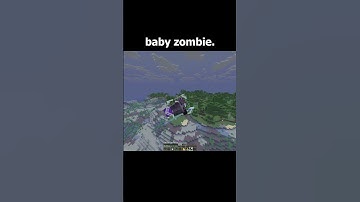 baby zombie. #minecraft #edit #memes