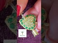 Green and white stone heart brooch 1 inch Only one pin available at #vintagefinds #vintagestyle