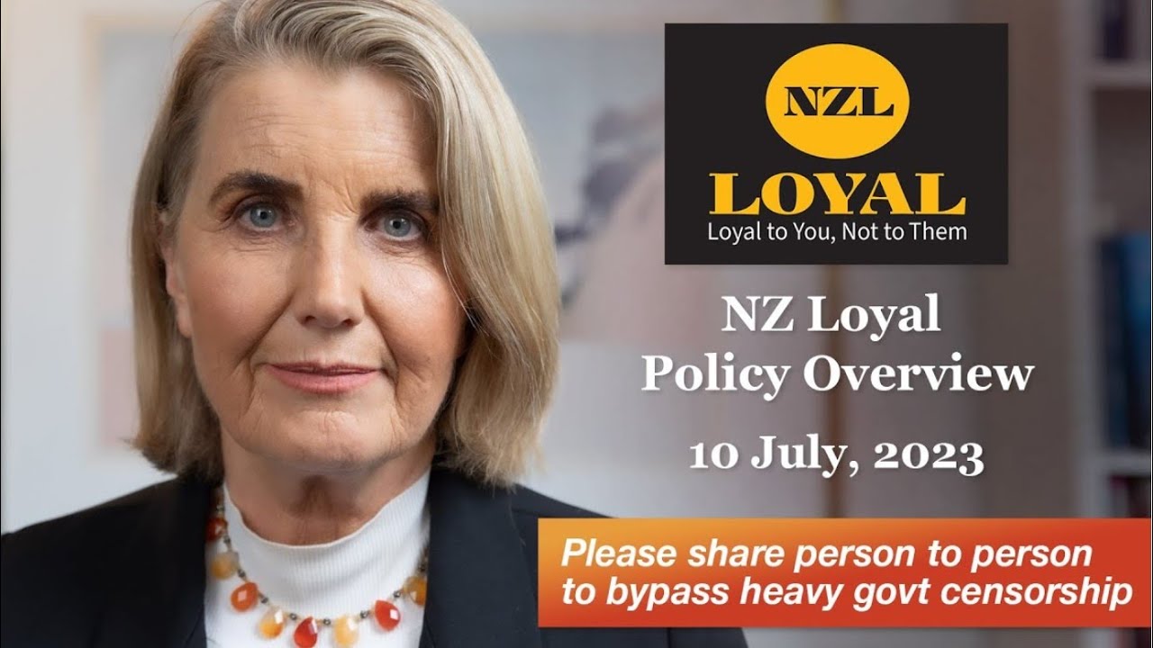 New Zealand: Liz Gunn announces her party's policy overview - YouTube