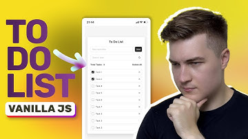 To Do List на чистом JavaScript — без фреймворков и библиотек