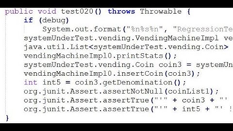 Automatic Regression Test Generation - Part 1