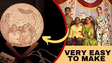 🤩Make a Lithophane Moon Lamp with 3D Printing and Earn Money! 🤑