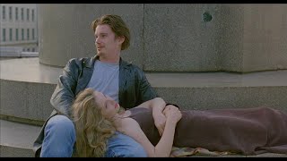Romantic scene from &quot;Before Sunrise (1995)&quot;