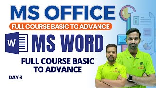 Day-3 || Microsoft Word  Introduction  || Microsoft Office Full  Course || GyanXp