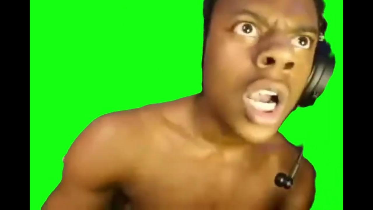 IShowSpeed barks at little boy green screen - YouTube