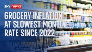 Cost of Living: Grocery inflation eases to 'slowest monthly rate this year'