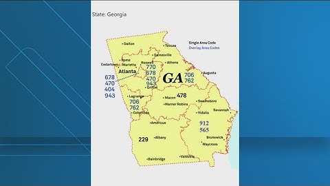 Georgia is getting a new area code: Here