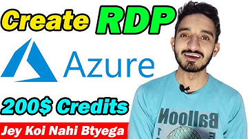 200$ Credits FREE | How To Create Microsoft Azure RDP in 2022 | RDP Tricks 2022