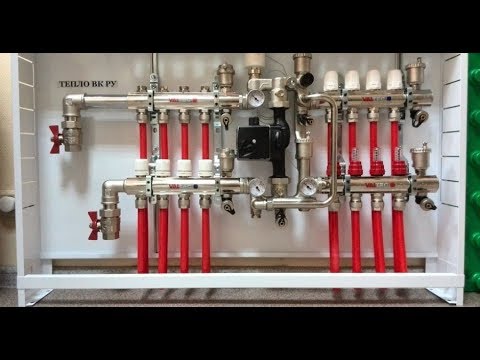 #Коллекторный шкаф #Valtec для отопления и #тёплого пола с насосом в сборе #Timelapse
