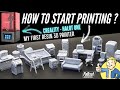 Resin 3d Printer - How to make supports, hollow and make holes / Creality Halot One