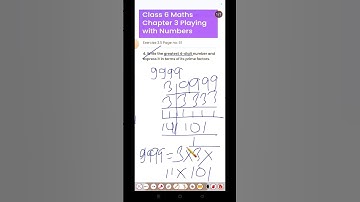 Class 6 Maths Chapter 3 l NCERT EXERCISE-3.5l Playing with Numbers l CBSE Board l Solution#shorts