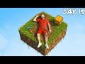 (DAY 15) I Survived One Block Minecraft… But It Got INSANE! 😱