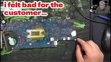 Dell Latitude E5470 start niet op, klant heeft geprobeerd het te repareren, maar zag de fout over...
