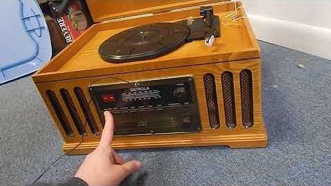 DETROLA KM837 TABLETOP AMFM RADIO CD PLAYER RECORD PLAYER EBAY PRODUCT TEST