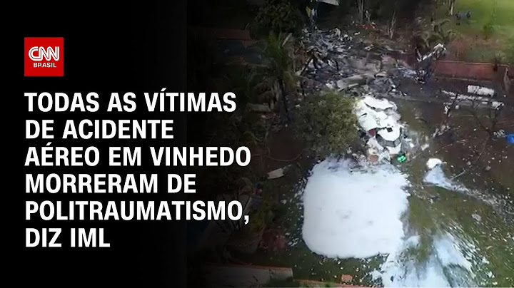 Todas as vítimas de acidente aéreo em Vinhedo morreram de politraumatismo, diz IML | CNN PRIME TIME