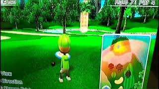 Playing my Wii on Easter Island