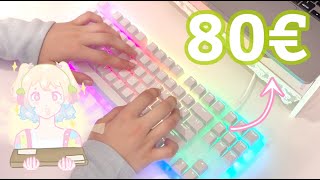 ˗ˏˋ꒰ ✩ ꒱ the best cheap keyboard on the market ‣ [ gamakay k87 unboxing ]