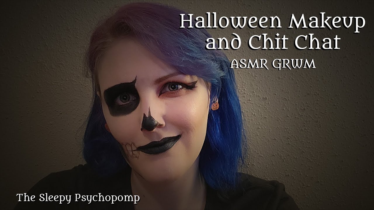 Grim Ready With Me: Halloween Makeup and Chit Chat (GRWM ASMR) - YouTube