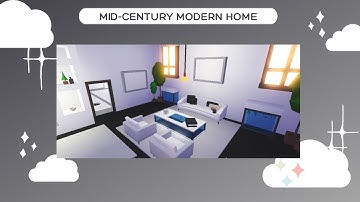 Container House - Mid-Century Modern Home Speed Build (PART 1) 🥀 Roblox Adopt Me!