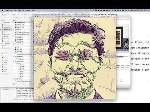 Creating an image dataset by scraping Instagram