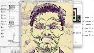 Creating an image dataset by scraping Instagram